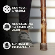 Brazos Free Form Maple Wood Walking Stick 55 Inch Height