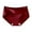 Red, variant on Women's Seamless Underwear High Cut Mid Waist Stretch Breathable Soft Briefs Hipster Bikini Panties for Women