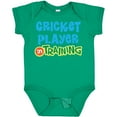 thumbnail image 3 of Inktastic Cricket Player in Training Boys or Girls Baby Bodysuit, 3 of 5