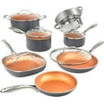 thumbnail image 1 of Gotham Steel Diamond 12 Piece Ultra Nonstick Ceramic Pots and Pans Cookware Set Induction Oven Dishwasher Safe, 1 of 7