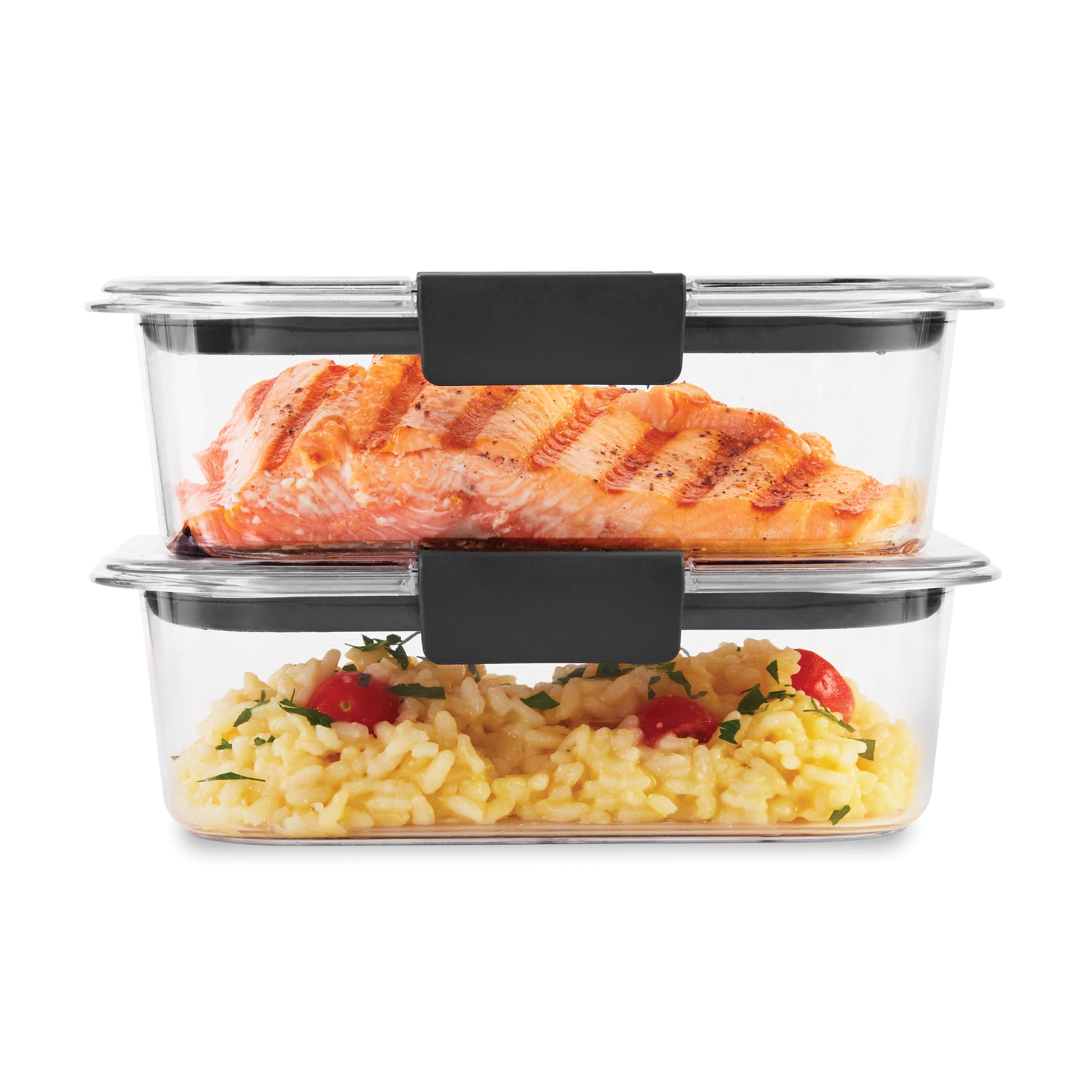 Rubbermaid Brilliance Plastic Food Storage Container, 760 mL (3.2 Cup), 1 Pack