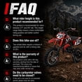 thumbnail image 7 of MX 49cc Kids Dirt Bike, 2-Stroke Gas Powered Mini Dirt Bike for Kids & Youth, Up to 24 MPH, 225 lb Capacity, 7 of 7