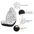 thumbnail image 6 of Sikiie Hand Drawn Turtle Car Seat Covers 2PCs Front Car Seat Covers Universal fit for Most Cars SUVs and Trucks-2 PCS, 6 of 9