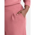 thumbnail image 4 of Avia Women's and Women's Plus ScubaKnit Pleat Joggers with Pockets, Size XS-4X, 4 of 6