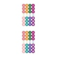 thumbnail image 2 of heritaly 4 Pieces Reinforcement Labels Repair Subsidy Strong Viscosity Doughnut Shape Small Hole Stickers Set for Recipes Binders Colorful 2Set, 2 of 6