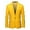 Yellow, variant on sususu Mens Blazers and Sport Coats,Mens Suits 2 Piece,Modern Business Casual Button Suit Jacket Solid Color Tailored Coat for Wear and formal Events
