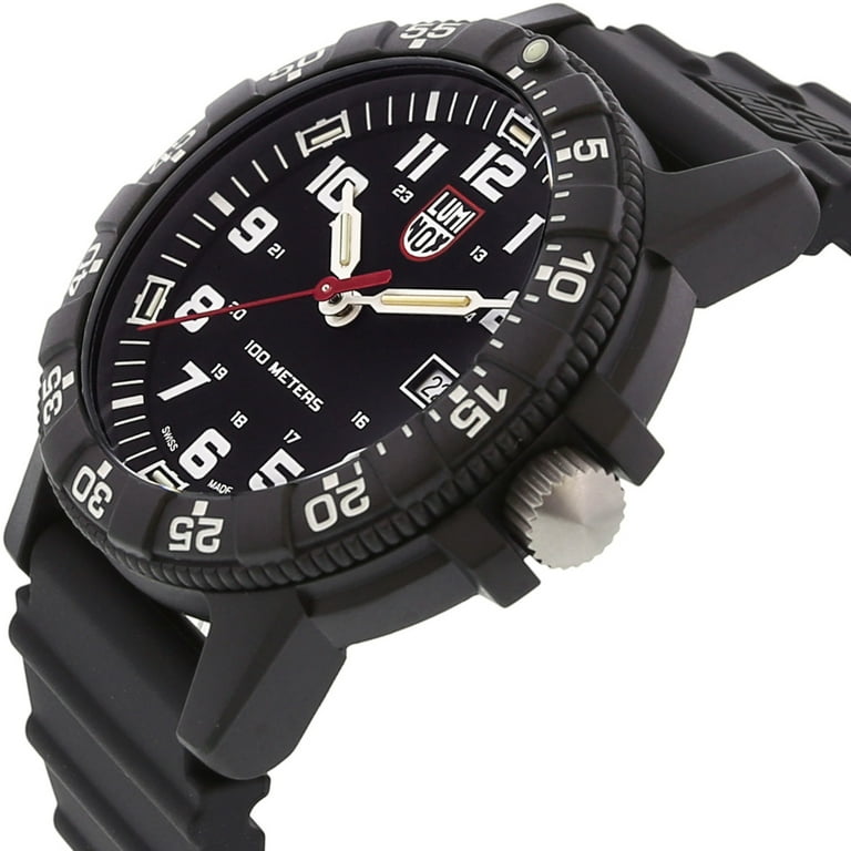 Citizen Accessories | Luminox Sea Turtle Black Men's Watch | Color: Black | Size: 39mm | Watchgalore's Closet