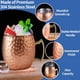 thumbnail image 3 of Juego de 6 tazas de cobre LINALL Moscow Mule de 530 ml con pajita y jarra, 3 of 6