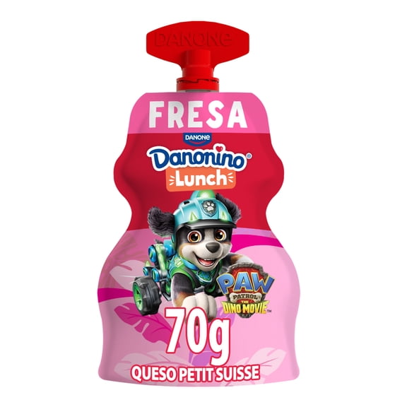 Queso petit suisse Danonino Lunch sabor fresa 70 g