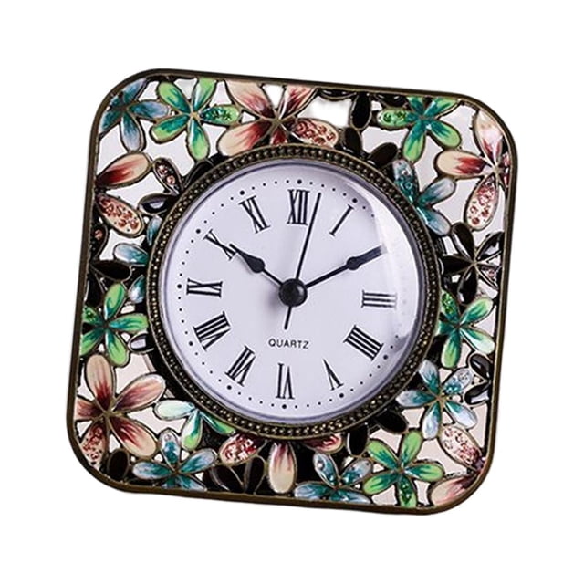 Reloj de Vintage, con pilas, reloj de escritorio artesanal con números , reloj despertador para la decoración del Hotel