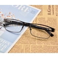 thumbnail image 4 of Rectangular Reading Glasses Metal Readers Vintage Business For Mens, 4 of 5