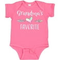 thumbnail image 3 of Inktastic Grandmas Favorite Heart Grandchild Boys or Girls Baby Bodysuit, 3 of 5