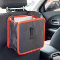 thumbnail image 1 of Foldable Car Trash Can Garbage Litter Bin Bag Organizer Pocket Waterproof js, 1 of 4