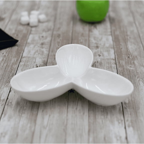 WILMAX FINE PORCELAIN SET OF 6 DIVIDED DISHES 5" | 13 CM WL-992599/A