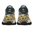 thumbnail image 5 of Kansas Stte Sunflower and Meadowlark Bird Winter ChriStas Shoes Sneakers Black Size 7, 5 of 7