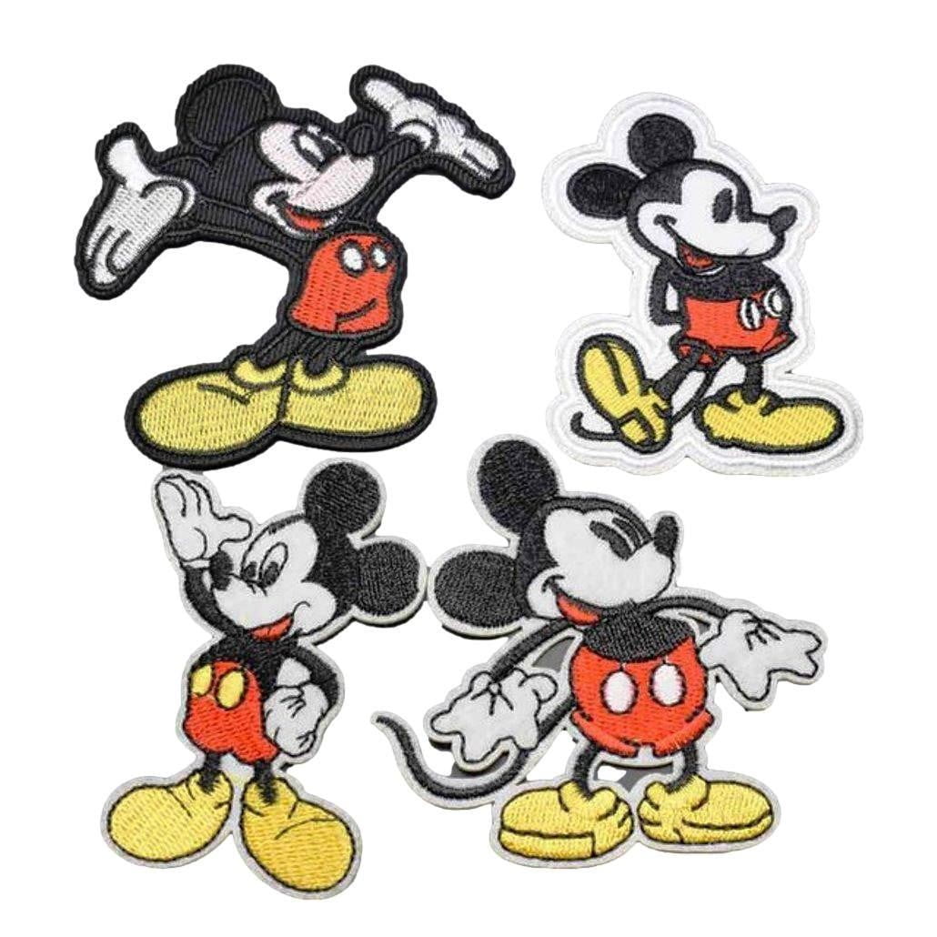 Large Sequin Mickey Mouse Patch, Disney Iron on Patch, Embroidery Patches  for Denim Jacket, Patches for Jeans, Patches Set 
