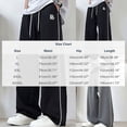 thumbnail image 3 of WPPGONE Mens Pants Casual Elastic Waisted Drawstring Baggy Loose Fit Plus Size Bottoms Daily Fashion Trousers with Pockets, L-6XL, 3 of 7