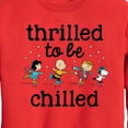 thumbnail image 3 of Peanuts - Snoopy and Friends Thrilled To Be Chilled - Toddler And Youth Crewneck Fleece Sweatshirt, 3 of 6