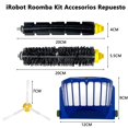 thumbnail image 2 of UEBSDVA Adecuado para piezas de Roomba repuestos 600 610 620 650 671675 677 680 692 585 Juego de Repuesto, Incluir Cepille 4 Piezas en, 4 Filtros Roomba, 1 Rojo Cuchilla, 1 Rodillo Rojo, 2 of 6