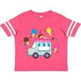 thumbnail image 3 of Inktastic Ice Cream Truck with Ice Cream Cones Boys or Girls Toddler T-Shirt, 3 of 5