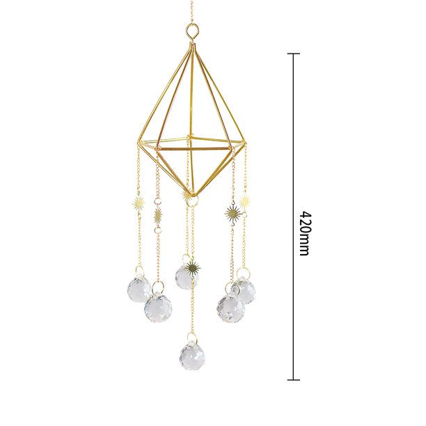 Colgante Prisma Rack Ball Light Catcher Crystal Outdoor Wind Chime Decor (55) Likrtyny Libre de BPA