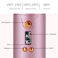 thumbnail image 2 of Cordless Automatic Hair Curler Automatic Curling Iron Fast Heating with 6 Temperature & Timer LCD, 2 of 8