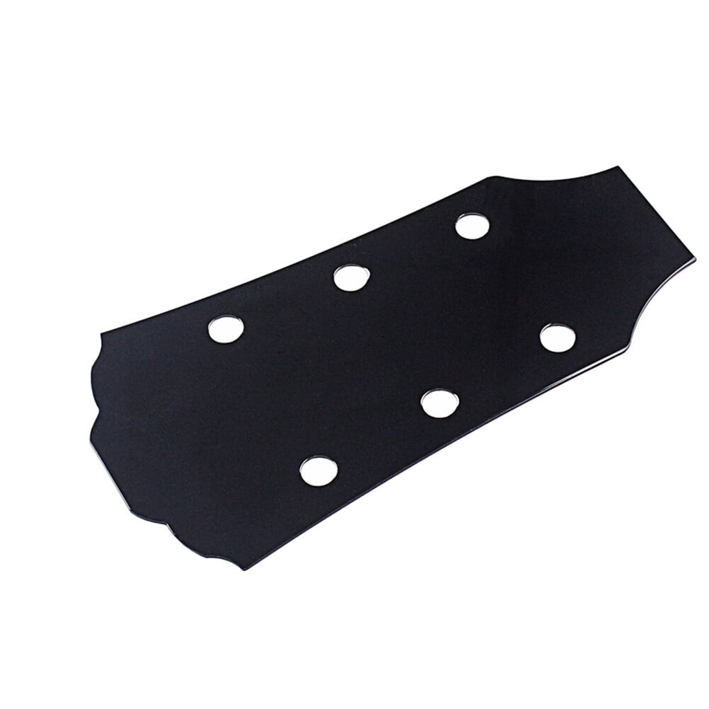 Tineasur Guitar Head Stock Electric Guitar Black Steel 1 Set