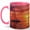 Pink, variant on Sailboat Sunset Coffee Mug, Ocean Sailing Golden Horizon Design, 11 oz Ceramic Cup