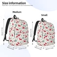 thumbnail image 3 of Lsque Vintage Christmas Reindeer Pattern Canvas Daypack, Durable Backpack, High-quality Versatile Backpack,Vintage Compact Backpack-Medium, 3 of 6