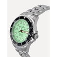 thumbnail image 4 of Ratio FreeDiver Sapphire Stainless Steel Green Dial Automatic RTF049 200M Men's Watch, 4 of 13