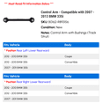 thumbnail image 2 of Control Arm - Compatible with 2007 - 2013 BMW 335i 2008 2009 2010 2011 2012, 2 of 2
