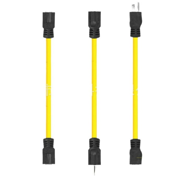 Cable de Extensión Al Aire Libre Cable de Conversión de Potencia de Rv Amarillo, Cable de Extensión Estándar de Enchufe de Tres Núcleos de los Americanos para Rv Y Uso Al Aire Libre