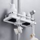 thumbnail image 5 of Estante de ducha para barra de ducha sin taladrar, estante de baño, organizador de ducha con bucle para cabezal de ducha y gancho para barra de ducha de 21 mm-25 mm – Juego de 2, 5 of 5