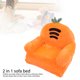 thumbnail image 3 of Sofá Plegable de Felpa para Niños Patrón de sofá para Niños Respaldo Sillón Cama con Bolsillo y Asa Tapizado 2 en 1 Asiento de bebé con Tapa Abierta para Sala de ANGGREK  Otros, 3 of 8