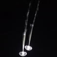 thumbnail image 2 of 10x Luminous Light Up LED Extensiones De Cabello Flash Braid Party Resplandor Blanco Sunnimix Ilumina las trenzas de fibra, 2 of 8