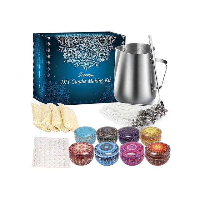 Kit Para Hacer Velas, Velas Diy, Juego De Herramientas Artesanales, Kit De Cera Para Mechas De Olla Para Verter Advancent HA025178-02