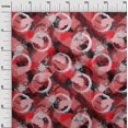 thumbnail image 3 of oneOone Cotton Poplin Twill Red Fabric Abstract Craft Projects Decor Fabric Printed By The Yard 56 Inch Wide, 3 of 5