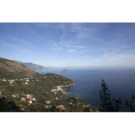 View of the Entire Amalfi Coast Print Wall Art By Oliviero