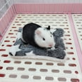 thumbnail image 4 of 2Pcs Hamster Winter Bed Cushion Rabbit House Play Mat Bed Pad Cage Accessories Warm Anti-Scratch Bedding for Squirrels, 4 of 10