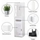 thumbnail image 4 of Armario de Almacenamiento de Baño Pequeño con Puertas y Estantes,Gabinete de Almacenamiento de Papel Higiénico con Puertas,Delgado y Estrecho Organizador (Blanco), 4 of 4