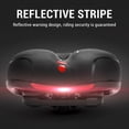 thumbnail image 4 of Cycling  Cushion, Cycling  Night Reflective Strip Comfortable Hollow  for Accessory Black Red,Black Blue, 4 of 7