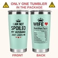 thumbnail image 2 of Vaso para beber KatandNat, vaso aislante de acero inoxidable de 590 ml, 2 of 8