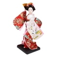 thumbnail image 3 of Muñeca geisha japonesa étnica, figura coleccionable, adorno de 23 cm, estatua artesanal de mujer, muñeca kimono para mesa, estante, regalo para niños Estilo D, 3 of 8