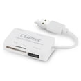thumbnail image 1 of CLiPtec White USB 2.0 Multi-In-1 Memory Card Reader w/ OTG Adapter Converter for SD/ TF Micro SD Android Smart Phone or Tablet Devices, 1 of 2