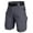 Grey, variant on Men's Cargo Shorts - Durable Multi Pockets for Outdoor Hiking and Workwear(No Belt)