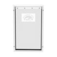 thumbnail image 3 of Hakuna Pets White Deluxe Aluminum Extra Large Pet Door for Doors up to 2.76", for Pets up to 220lbs, 3 of 10