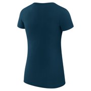 Women's G-III 4Her by Carl Banks Navy Seattle Kraken Super-Slim Fit Lightweight Team Sport T-Shirt