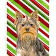 thumbnail image 1 of Candy Cane Vacances Yorkie & Yorkshire Terrier Drapeau Jardin Taille, 1 of 1