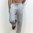 thumbnail image 5 of Colevkie Men's Sweatpants Solid Color with Pockets for Running Jogging Gym Open Bottom Cotton Joggers Soft Lightweight Casual, 5 of 7