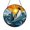 Acrylic 3.5 Inch, variant on Nature Marine Sea Slug Suncatcher Hanging Ornament Present Gift Art